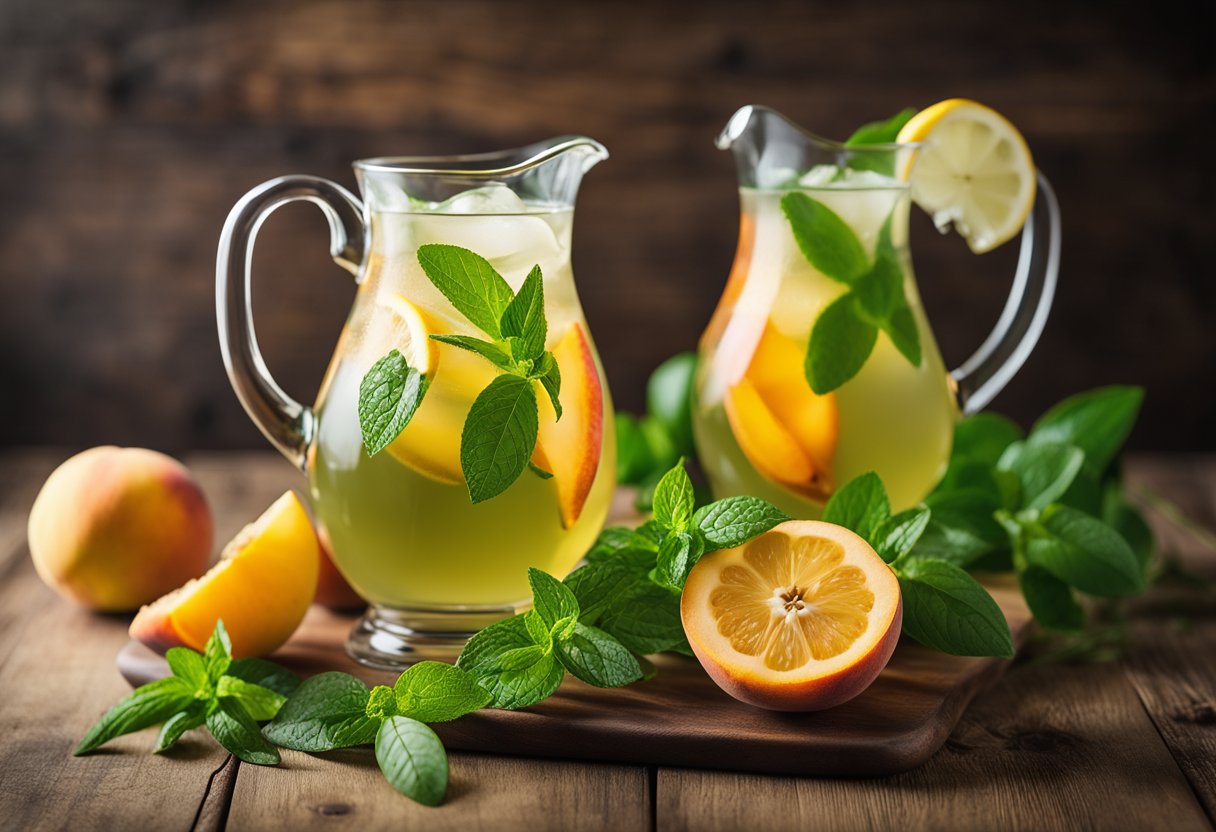 green tea peach lemonade recipe