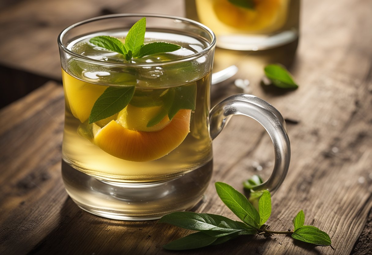 peach green tea starbucks recipe